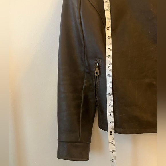 Brown Leather Jacket - Picture 2 of 5